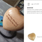 Always In My Heart Cherry Keepsake Cremation Urn - Engraving Option