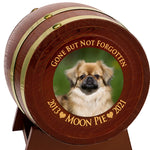Pet Chestnut Barrel Urn - Small or Large Dog or Cat Urns