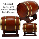 Vineyard Sunset Adult or Keepsake Chestnut Barrel Urn