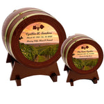 Vineyard Sunset Adult or Keepsake Chestnut Barrel Urn