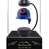 Baseball Cremation Urn & Baseball Cremation Urn & Chicago Cubs Hover Helmet Décor