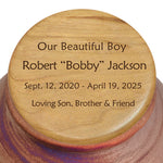 Cat Lover Moon Raku Cremation Adult or Medium Urn - Personalization Option