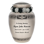 Flying Owl Child Urn Tribute Wreath™ - Pro Diamond Engraving
