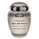 Flying Owl Child Urn Tribute Wreath™ - Pro Diamond Engraving