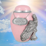 Child Wings of an Angel Pink Urn - Pro Laser Engraving