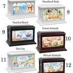 Children Toys, Baby Animals, The Sea & Dinosaurs Wood Keep The Memory® Cremation Urn