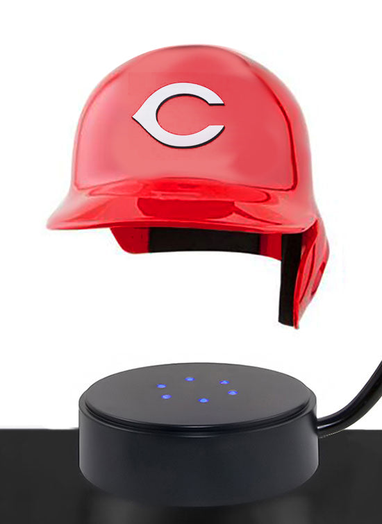 Baseball Cremation Urn & Cincinnati Reds Hover Helmet Décor