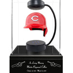 Baseball Cremation Urn & Cincinnati Reds Hover Helmet Décor