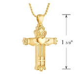 Claddagh Cross 10KT or 14KT Gold Cremation Jewelry Urn - ORDER NOW