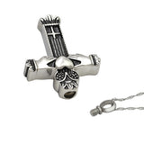 Irish Cross Pendant Urn - Love Charms Option