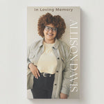 Double Photo Memorial Cards - Funeral  Cards - Celebration of Life Cards