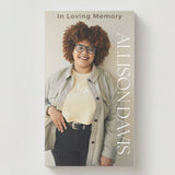 Double Photo Memorial Cards - Funeral  Cards - Celebration of Life Cards