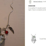 Crystal Always & Forever Heart Stainless Ash Urn - Love Charms™ Option