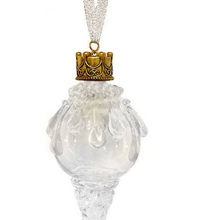 Frosty Snowball Icicle Ornament Keepsake Urn