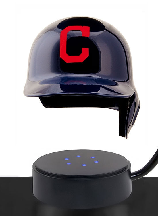 Baseball Cremation Urn & Cleveland Indians Hover Helmet Décor