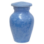 In Loving Memory Heart Blue Sky Keepsake Urn - Love Charms® Option