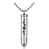 Clover Bullet Pendant Urn - Love Charms Option