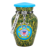 US Coast Guard Camouflage Mini Urn - Love Charms® Option