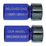 Trinity Blue Cobalt Pendant Urn - Love Charms Option