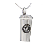 Coffee Cup Cremation Jewelry Urn - Love Charms™ Option 