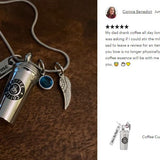 Coffee Cup Cremation Jewelry Urn - Love Charms™ Option 