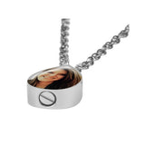 Color Photo Pendant Teardrop Urn