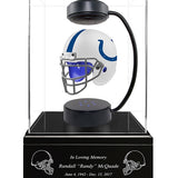 Football Cremation Urn & Indianapolis Colts Hover Helmet Décor