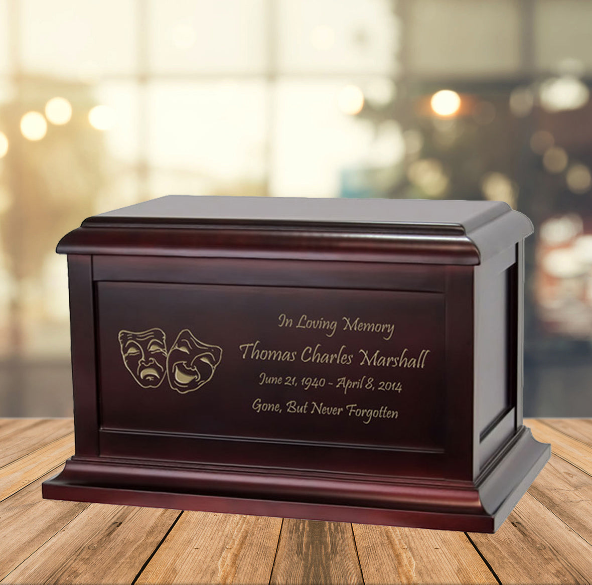 Comedy Drama Cremation Urn