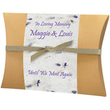 Sand Dollar Starfish Lilac Peaceful Pillow® Water Burial Cremation Urn - Biodegradable  Burial At Sea Urn