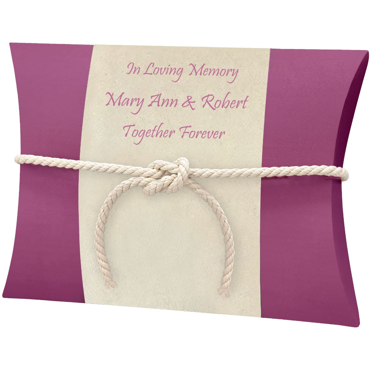 Coral Nautical Peaceful Pillow® Companion Water Burial Urn - Biodegradable Burial At Sea For Two Urn - Wide River Urn