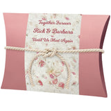 Pink Petals Peaceful Pillow® Water Burial Cremation Urn - Biodegradable Water Burial At Sea Urn