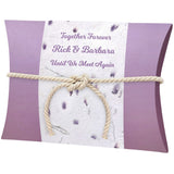 Purple Petals Peaceful Pillow® Water Burial Cremation Urn - Biodegradable Water Burial At Sea Urn - Wide River Urn