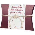 Roses Peaceful Pillow® Water Burial Cremation Urn - Biodegradable Water Burial At Sea Urn - Wide River Urn