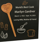 Loving Spoon Best Cooks Wood Cremation Urn - Chief Cremation Urn