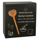 Spoon Best Cooks Wood Cremation Urn - Chief Cremation Urn 