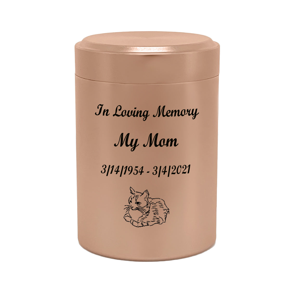 Sturdy Cylinder Mini Urns
