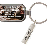 Customized Cowboy Boots & Lantern Keychain Keepsake
