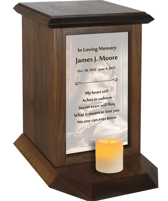 Cowboy Secret Poem Urn
