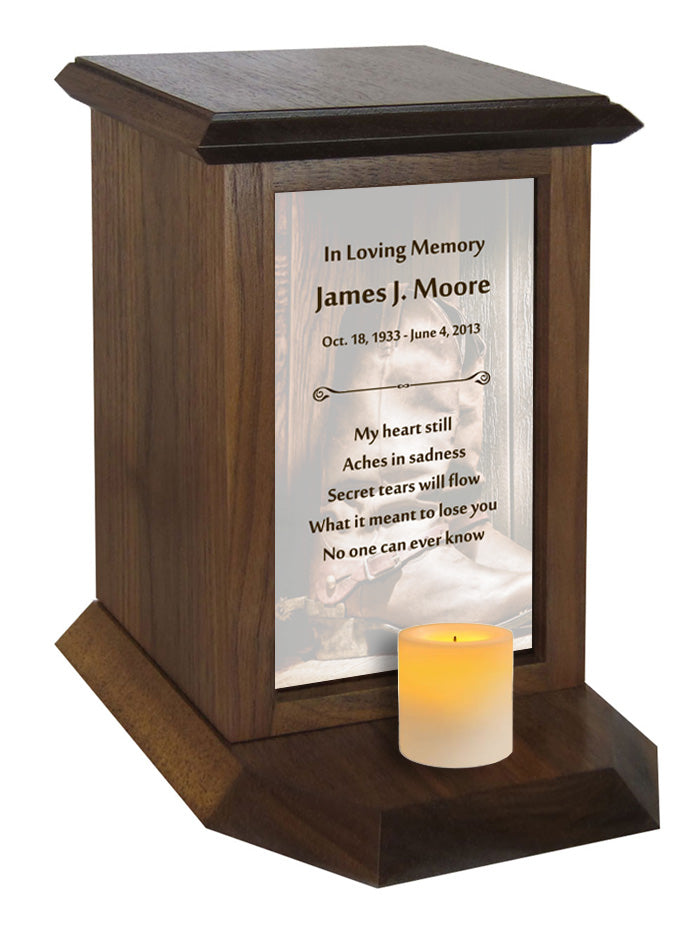 Cowboy Secret Poem Urn