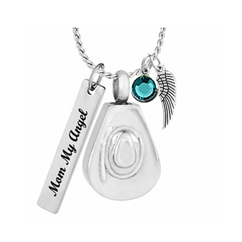 Cowboy Hat Ash Pendant Urn - Love Charms™ Option