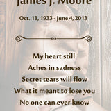 Cowboy Poem Urn