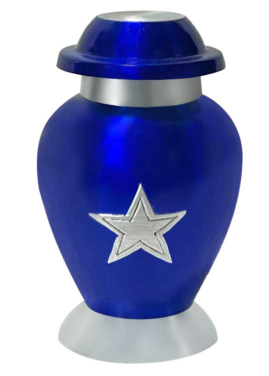 Texas Star Cowboy or Cowgirl Hat Mini Urn - Love Charms® Option