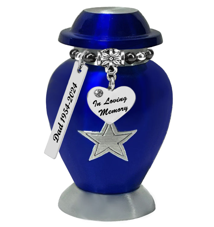Texas Star Mini Urn - Love Charms® Option