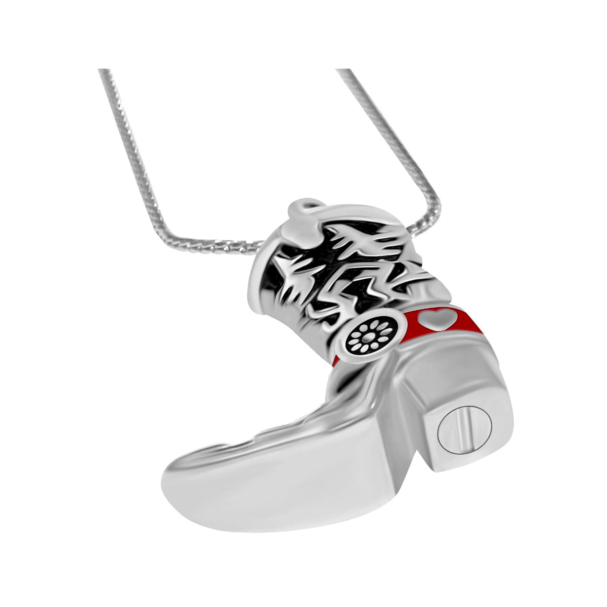 Cowgirl Boot Cremation Jewelry Urn - Love Charms® Option