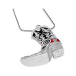 Cowgirl Boot Cremation Jewelry Urn - Love Charms® Option