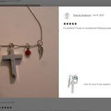 Lots of Love Cross Jewelry Urn - Love Charms™ Option