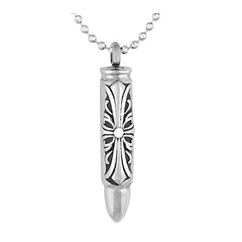 Cross Bullet Ash Urn - Love Charms Option