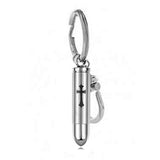 Cross Bullet Keychain Keepsake Keychain Urn