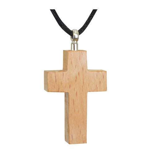 Cross Cherry Cremation Necklace Urn
