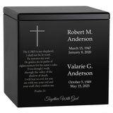 Christian Path Companion Urn - Psalm 23 - Together With God - Urn For Two Adults - Vault Option